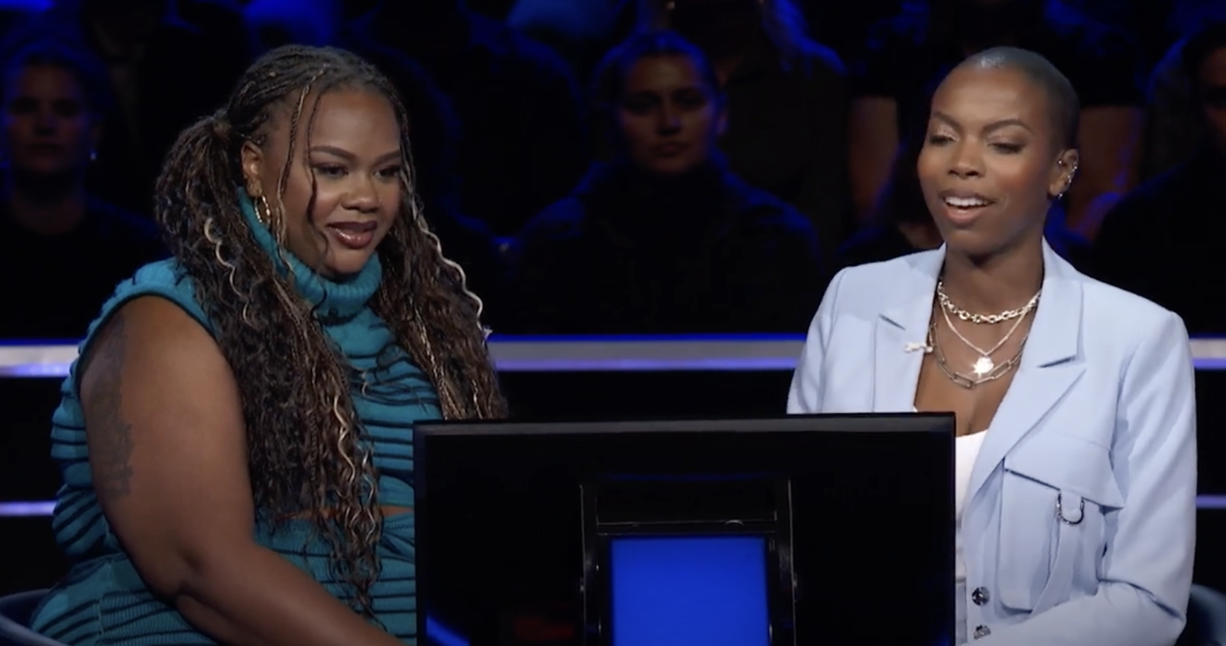 ‘Who Wants To Be A Millionaire’ Exclusive Preview: Nicole Byer Doesn’t Understand Sasheer Zamata’s Reasoning
